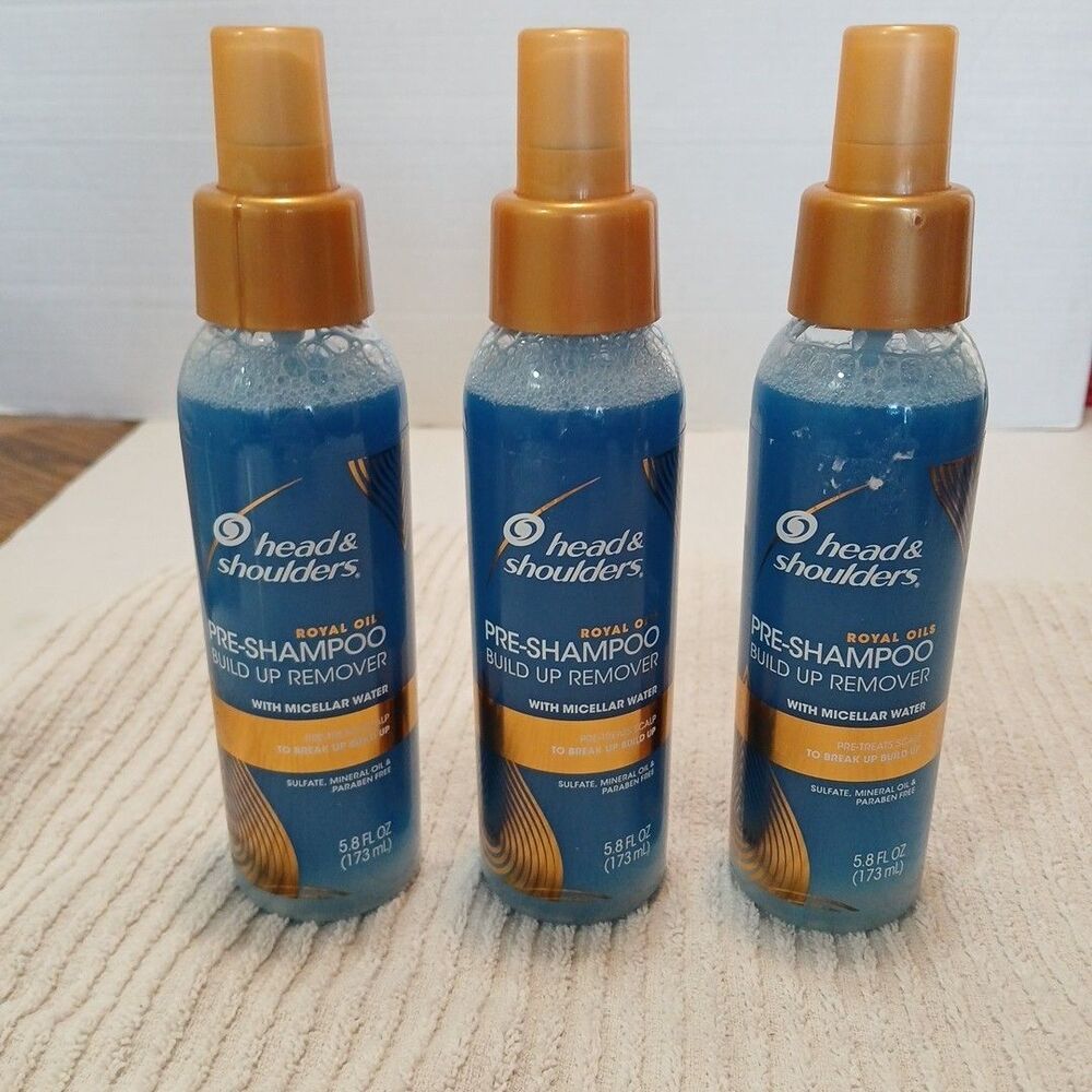Head & Shoulders Pre-Shampoo Build Up Remover with Micellar Water (3 Pack) 5.8oz